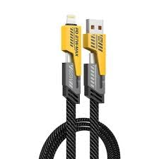 4-in-1 65W Fast Charging Cable | USB-A to USB-C/Lightning | Braided Multi-Device Cable