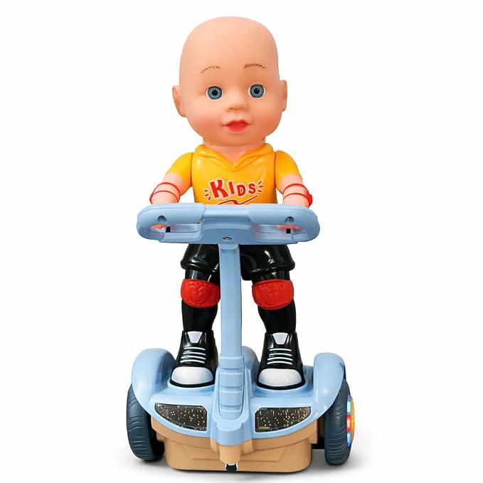 Battery Operated Balance Car Toy for Kids with Light & Music