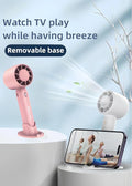 T-10 Handheld Mini Fan | USB Rechargeable Portable Fan with Base
