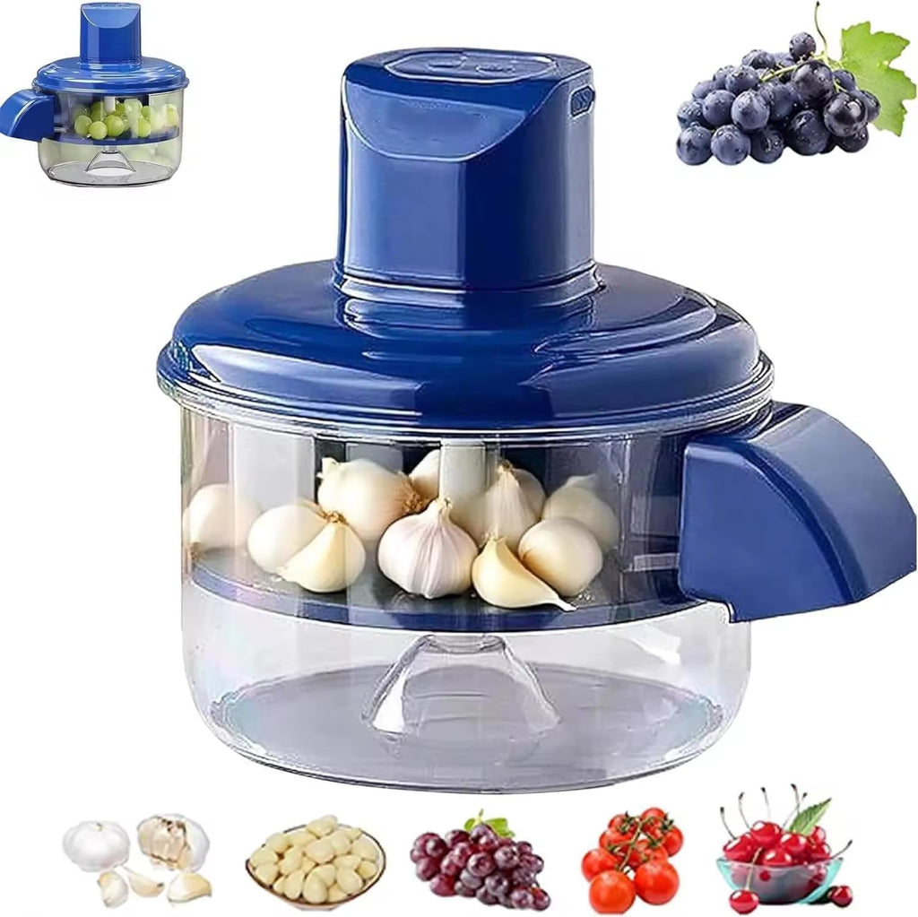 Automatic Electric Fruit & Vegetable Peeler – Rechargeable High-Speed Peeling Machine for Grapes, Garlic, Tomatoes & Small Produce