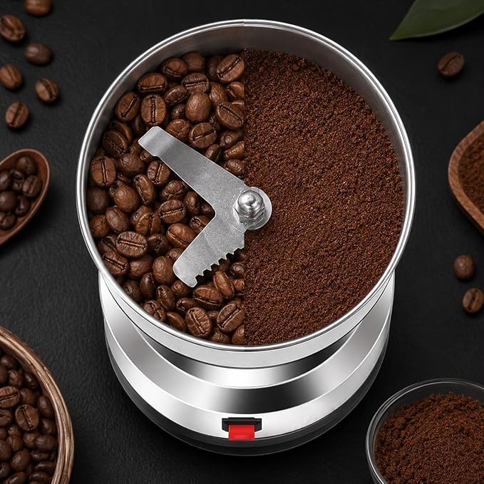 Nima Stainless Steel Electric Grinder NM-8300 | 150W Mini Coffee & Spice Grinder