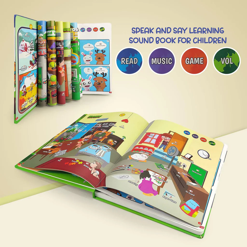 Learn & Play Interactive Sound Book for Kids