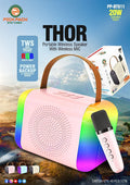 PP-811 THOR / SHIP-HEMAN Bluetooth Speaker with Wireless Microphone