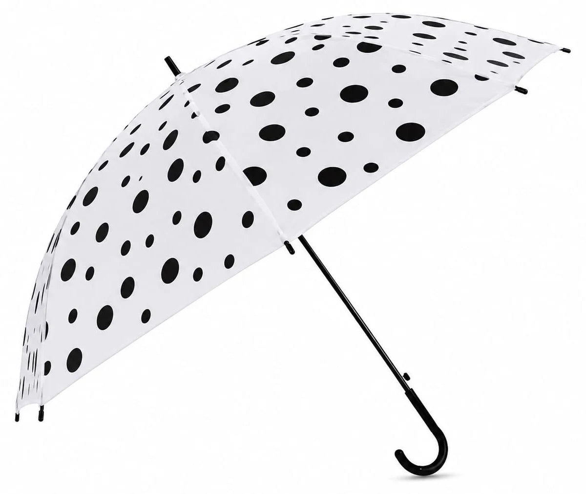 Dot Printed Automatic Windproof Umbrella