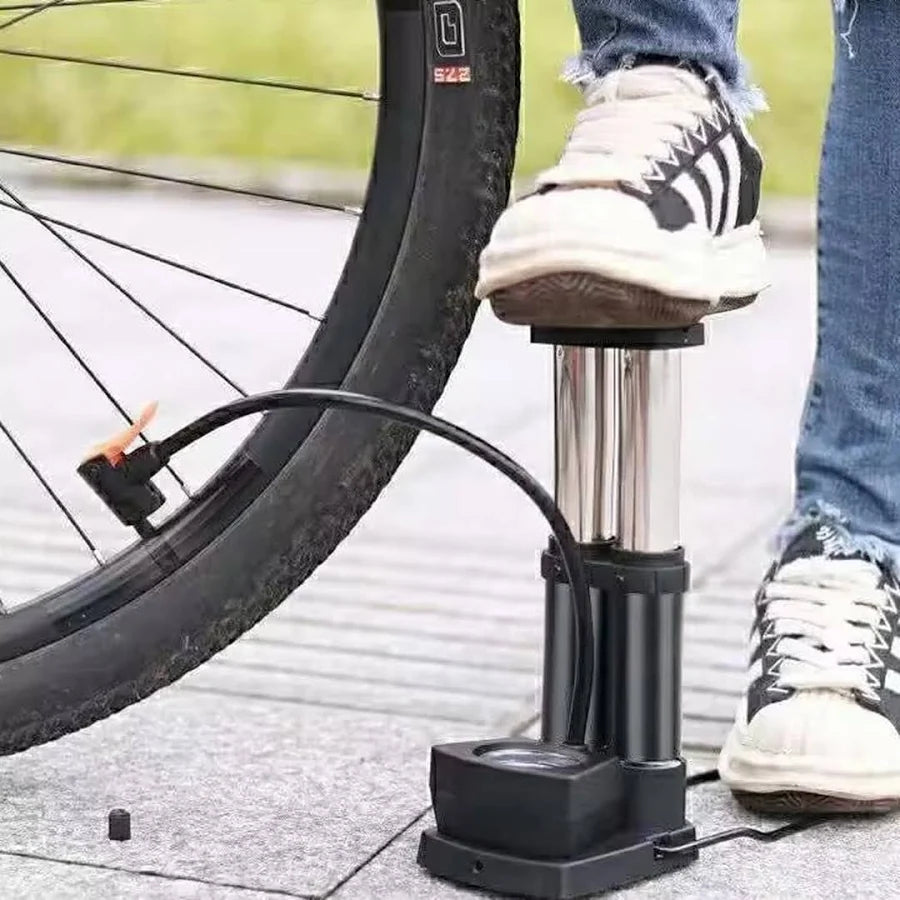 Mini Foot Pump | Portable Air Pump for Tyres & Inflatable Items