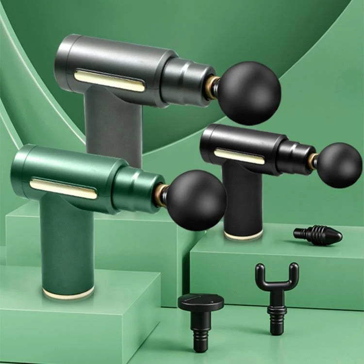 Massage Gun with 4 Attachment Heads – Handheld Percussion Massager