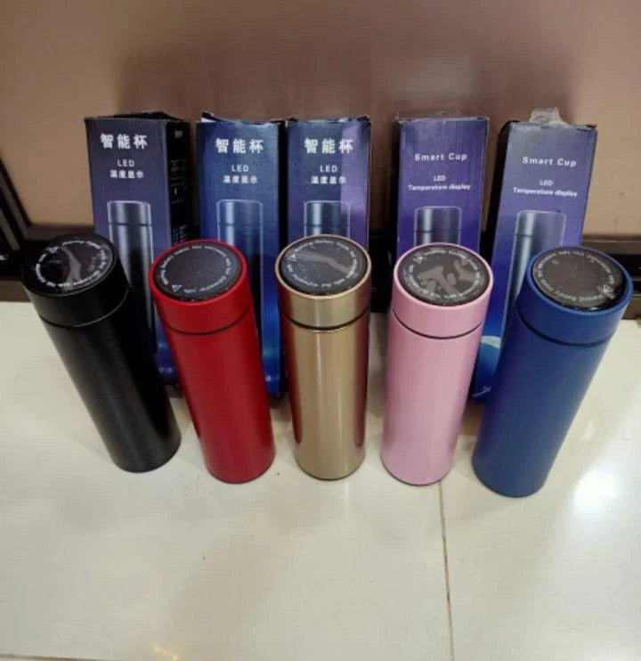 Smart Cup LED Temperature Display Water Bottle – 500ml